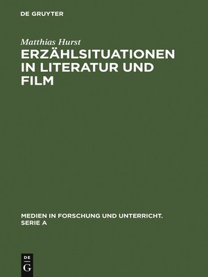cover image of Erzählsituationen in Literatur und Film